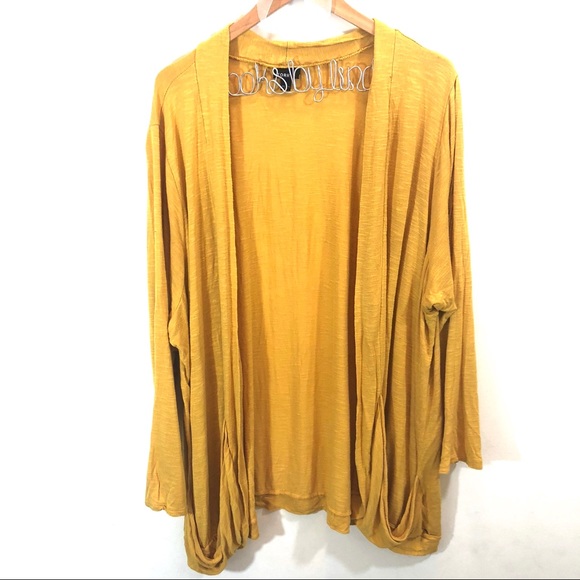 torrid Sweaters - Torrid Mustard Open Front Cardigan